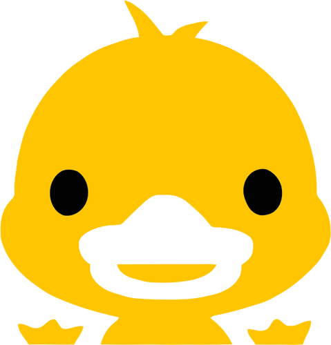 Sarı ördek yavrusu