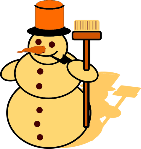 Yellow snowman