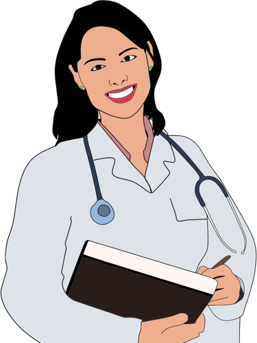 156 Dokter Clipart Gratis Domain Publik Vektor Wanita Muda Kartun