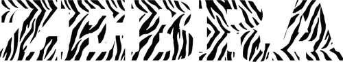 Zebra tipografi