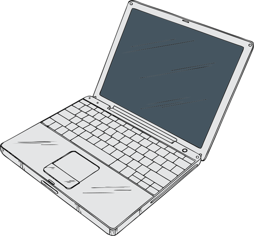 Powerbook vector drawing