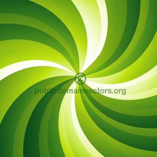Green radial rays vector graphics