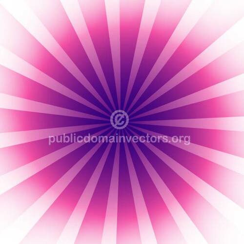 Abstract pink radial beams vector