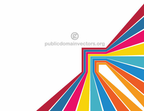 Background vector with colorful stripes