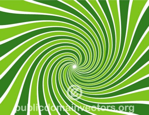 Twisted radial stripes vector