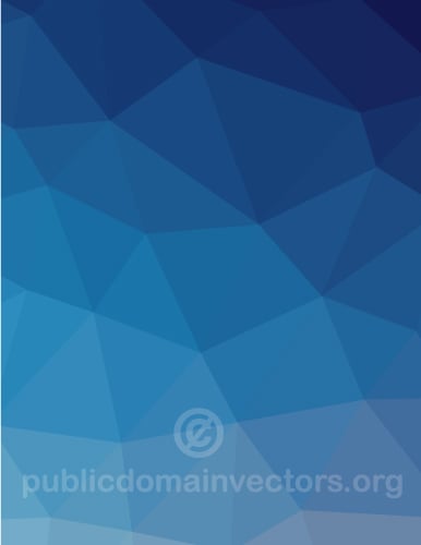 Fundal albastru poligon vector