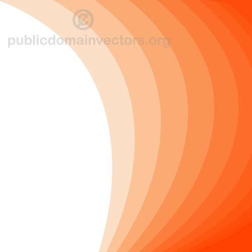 Vector page layout in orange color