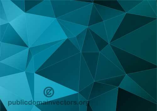 Polygonal blå vektor bakgrund
