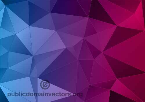 रंगीन polygonal पृष्ठभूमि वेक्टर