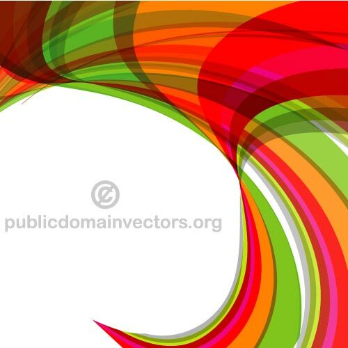 Rood en groen abstract vector