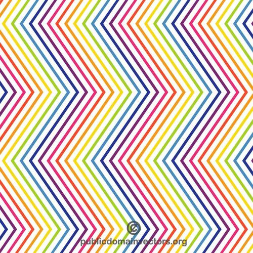Vector patrón de colores en zig-zag
