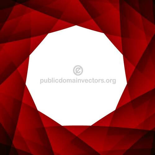 Swirling red shapes vector