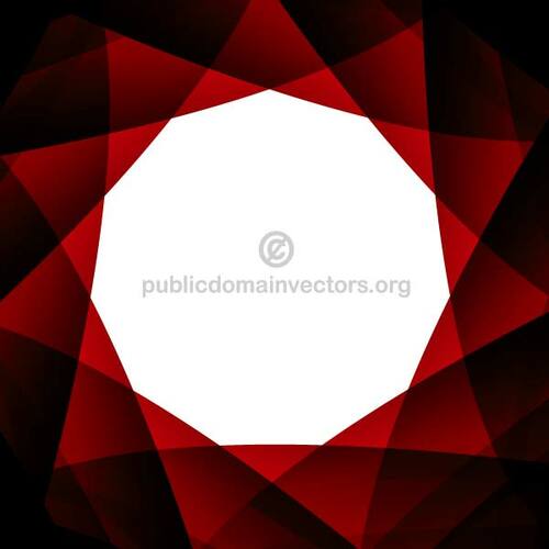 Radial red elements vector