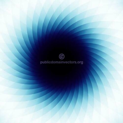 Dark blue swirling shape vector