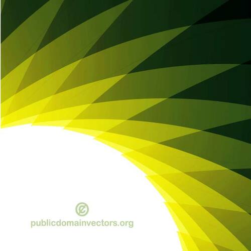 Bright green sharp shapes vector