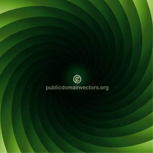 Green swirling background vector