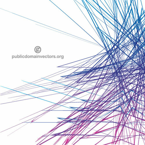 Tilfeldig linjer vektorgrafikk utklipp
