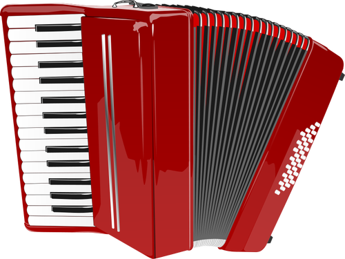 Accordion वेक्टर चित्रण