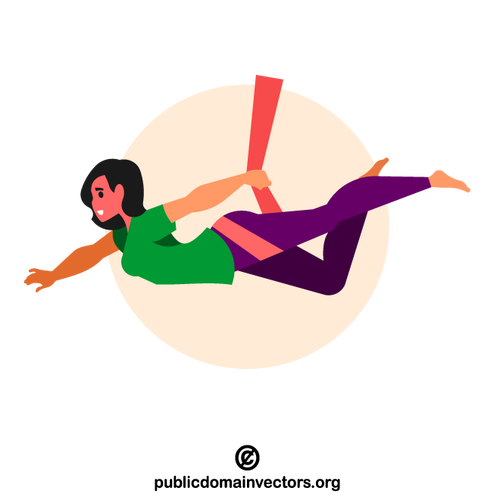 Aerial yoga