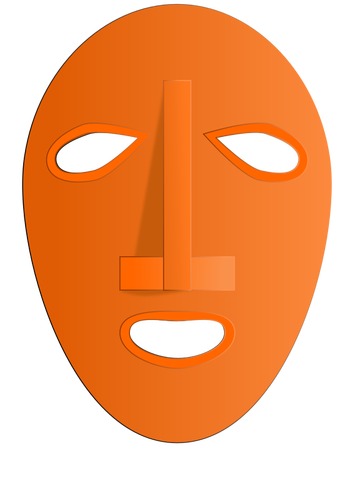Máscara africana tradicional