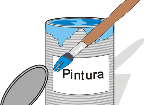 Paint can vector illustration
