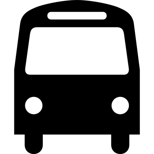 Autobusové nádraží znamení vektorové ilustrace