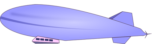 ツェッペリン型飛行船ベクトル アート