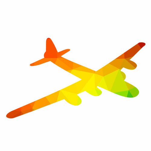 Militärflugzeuge-silhouette