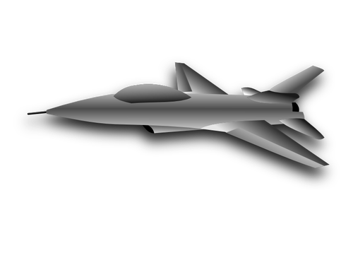 Ilustración vectorial de aviones militares