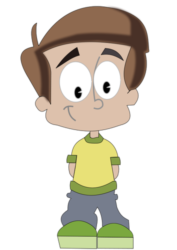 Boy vector graphics