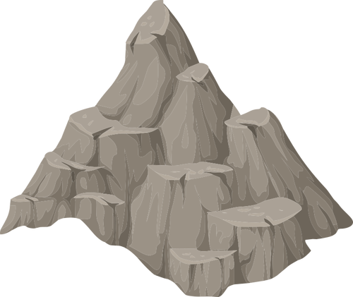 高山の岩