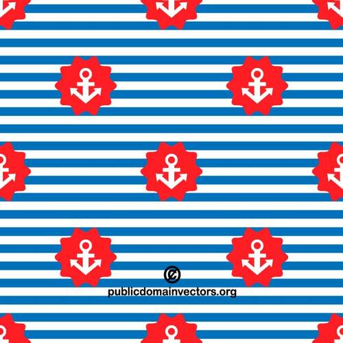 Seamless pattern with anchors