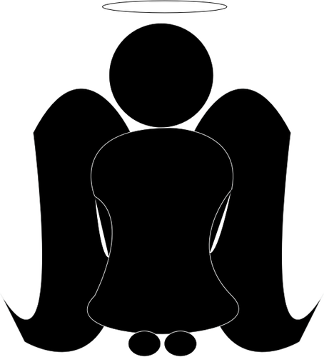 Angel silhouette