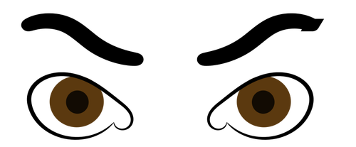 Vihaiset silmät