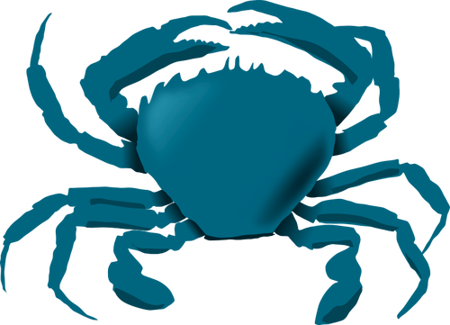 Vector image of blue crab