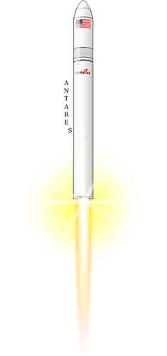 Antares orbital cohete vector de la imagen