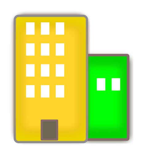 Vector image of housing estate