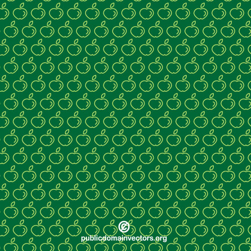 Apple pattern background