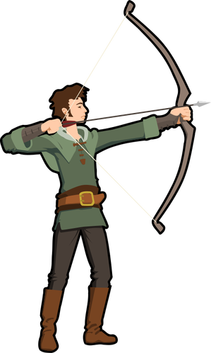 Archer vector illustration