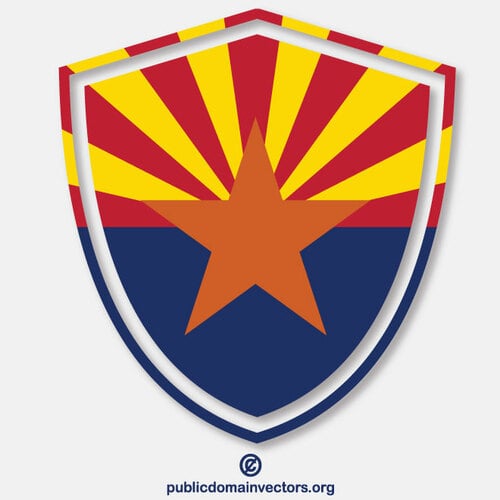 Arizona vlajka heraldický štít