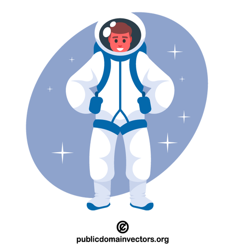 Astronaut in a space suit