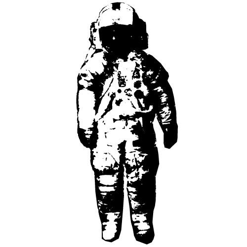 Grafica vettoriale astronauta