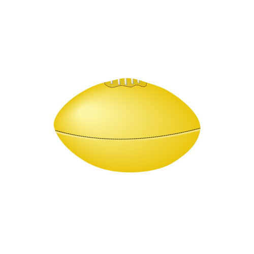 Aussie rules football ball vector image