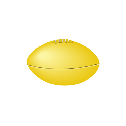 Aussie rules football ball vector image