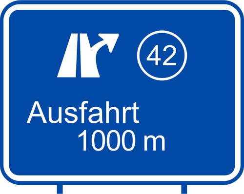 德国高速公路出口