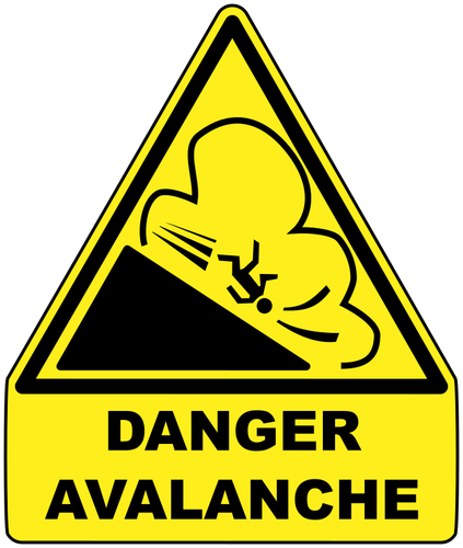 Signe d’alerte avalanche