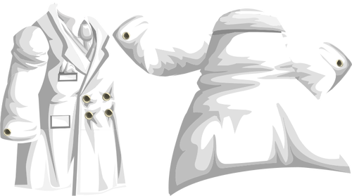 Biały płaszcz
