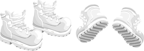 Clipart vetorial de botas infantis