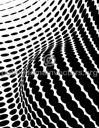 ハーフトーン波状のベクトルのベクトルの背景