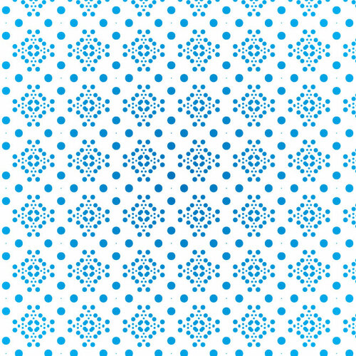 블루 도트 벽지 패턴